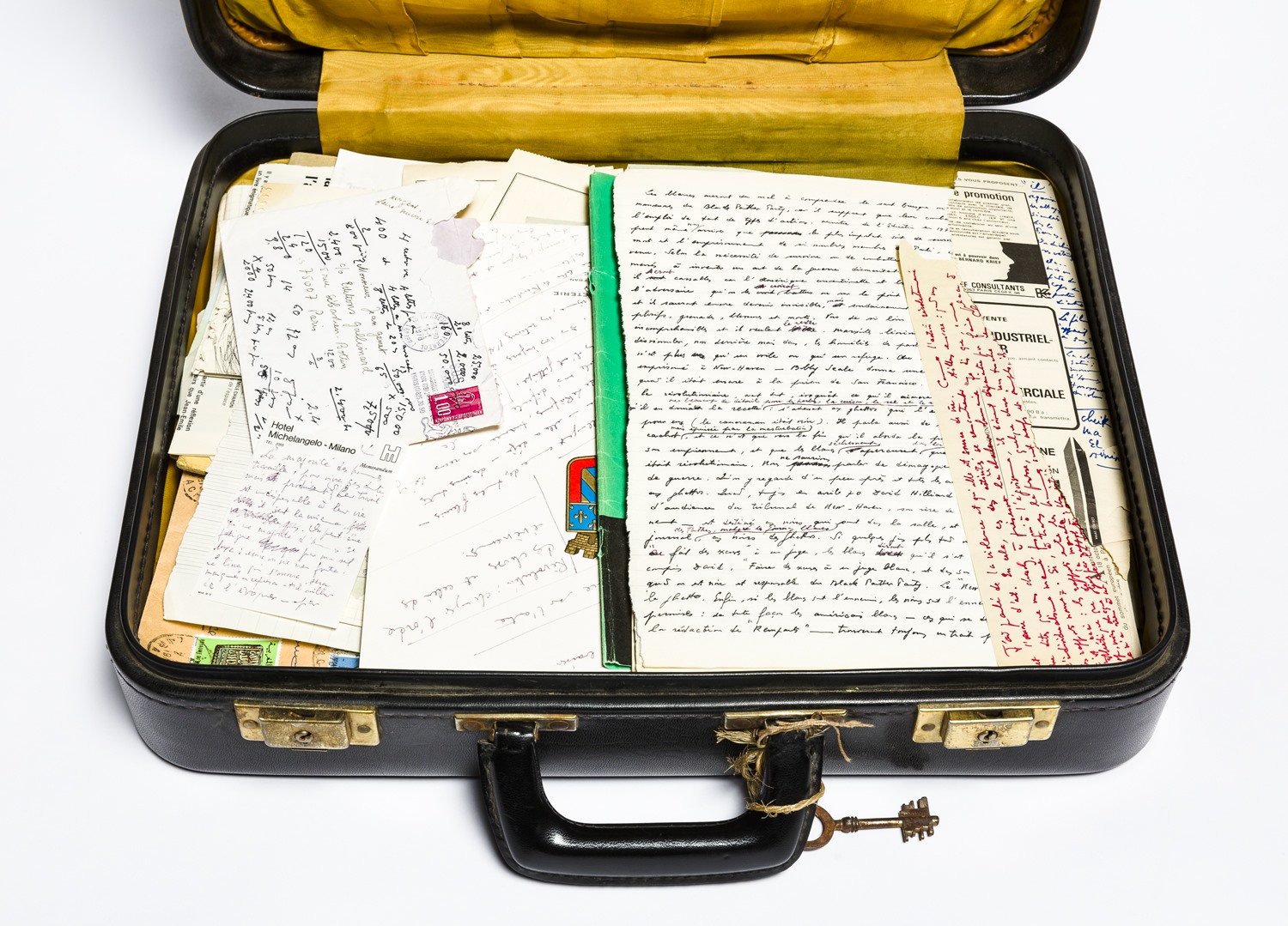 Exhibition - Jean Genet’s suitcases