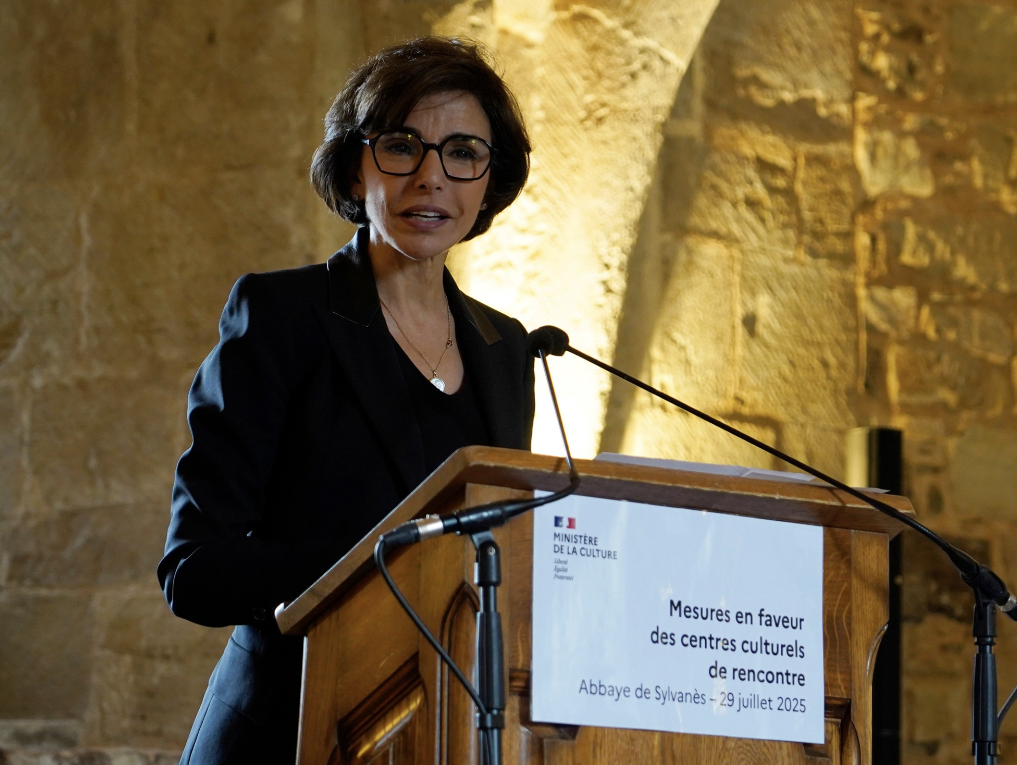 Rachida Dati, Ministre de la Culture – « Les Centres culturels de rencontre sont des lieux uniques »