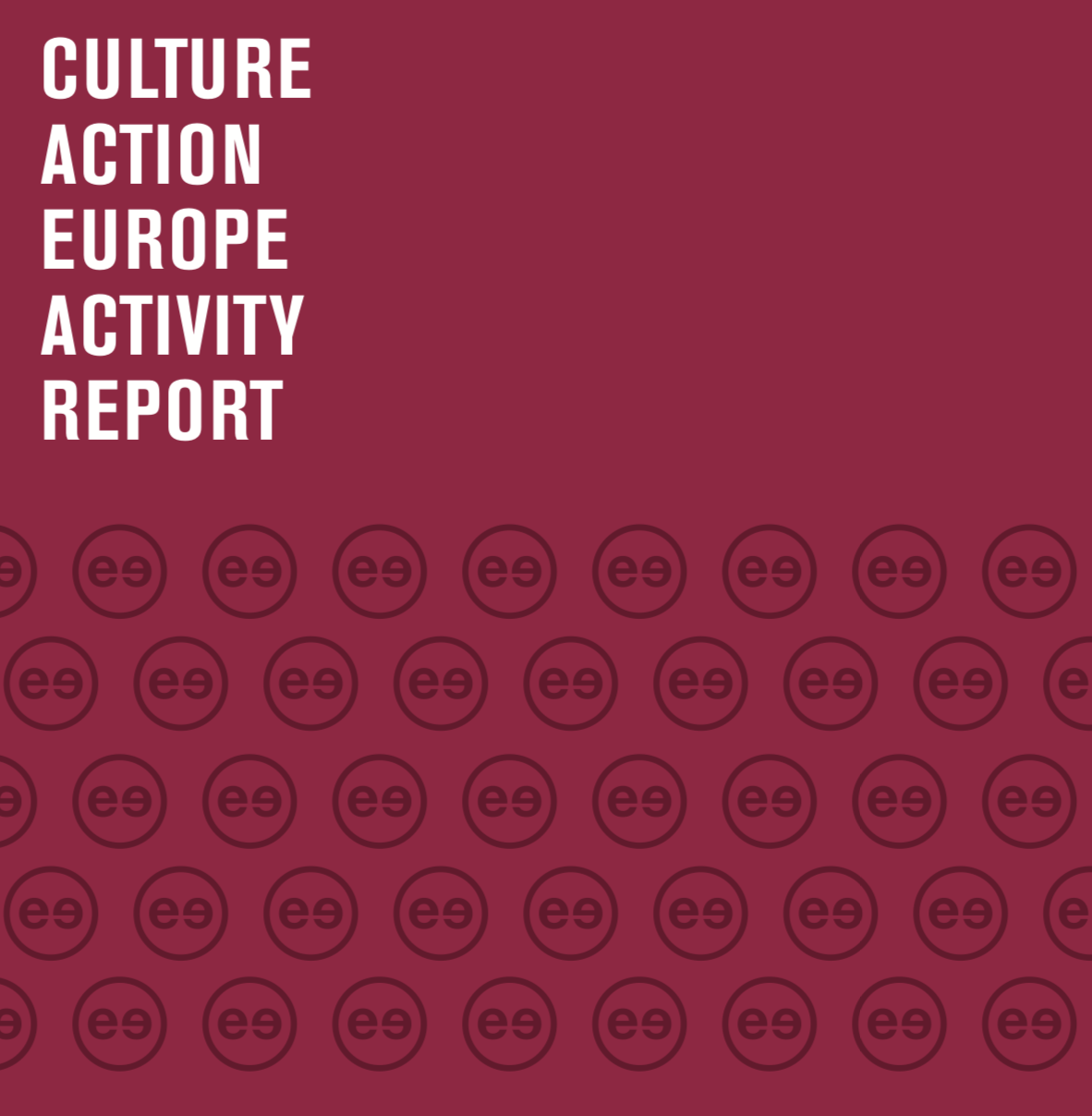 Le rapport 2019 de Culture Action Europe
