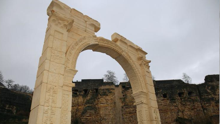 A replica of the Ark of Palmyra