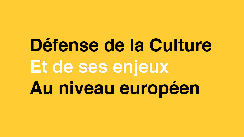 The ACCR supports the actions of Culture Action Europe and 3.3 Alliance – Europa Nostra