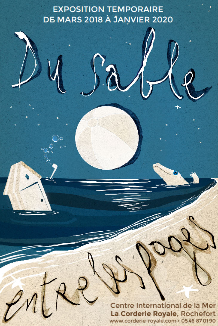 Exposition : du sable entre les pages